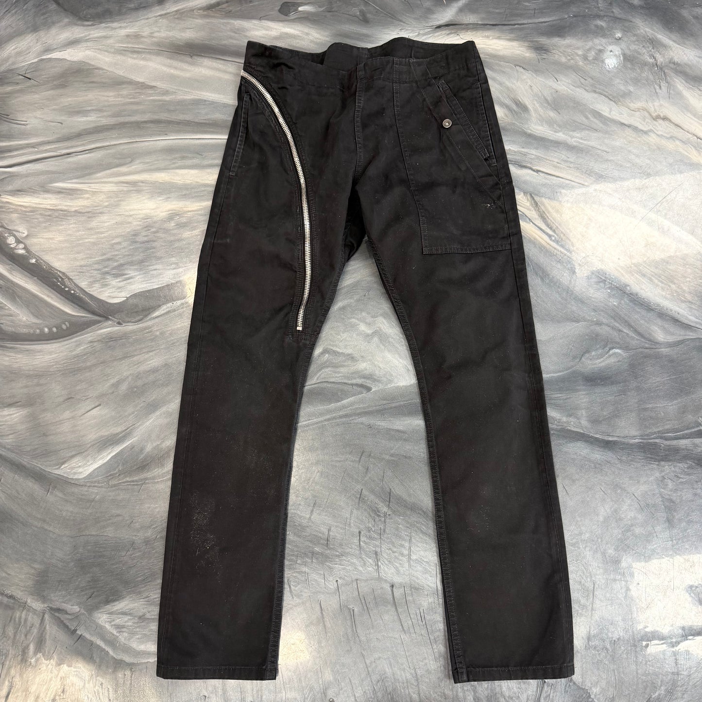 Rick Owens Black Aircut Jeans