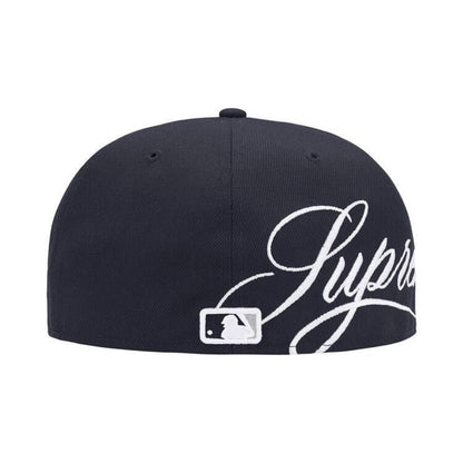 Supreme x New York Yankees New Era Fitted Hat- Navy