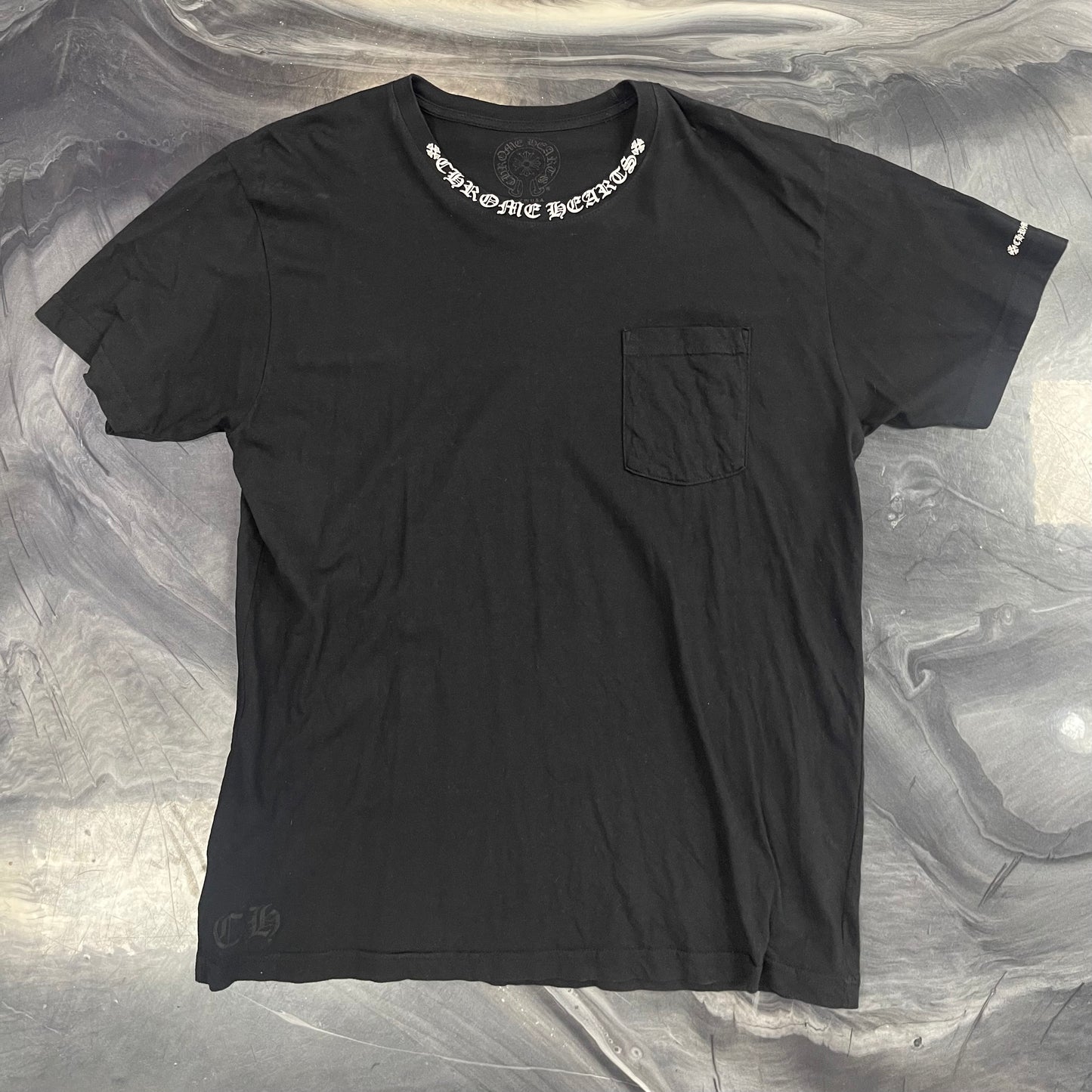 Chrome Heart Neck Logo Shirt