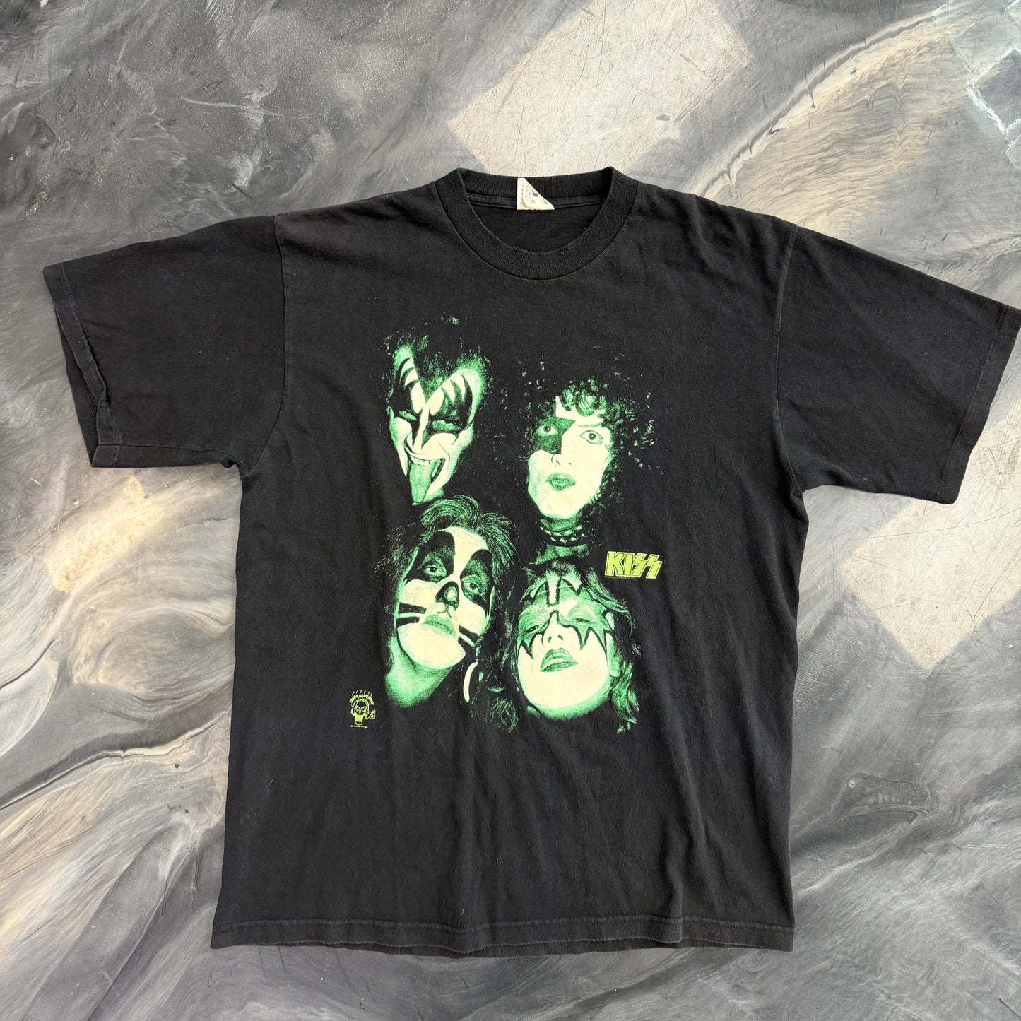 Vintage 1996 Kiss Glow In The Dark Band Tee