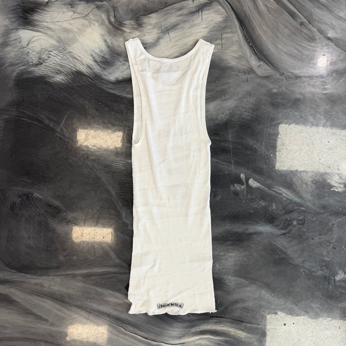 Chrome Hearts Richard Stark Middle
Finger Tank White