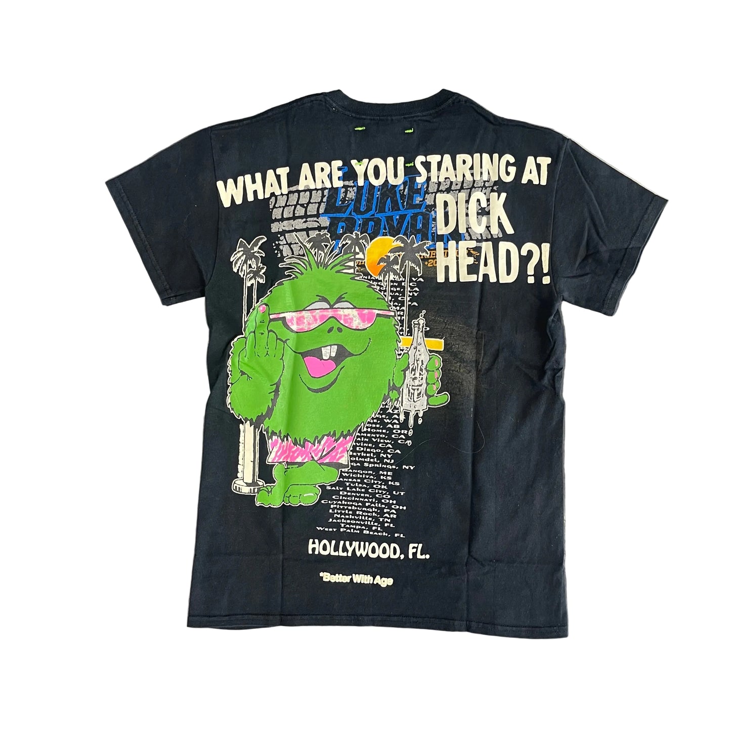 Better With Age “Dickhead” Tee Black