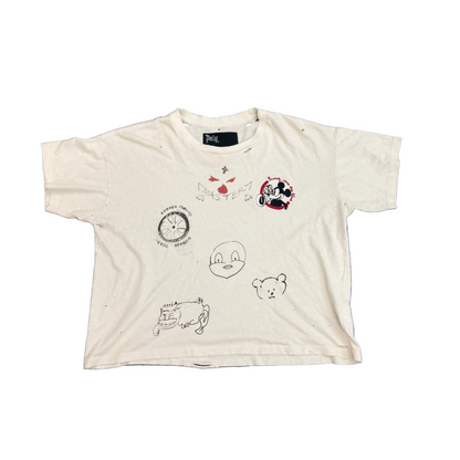 Paly Hollywood Signature Tee in Vintage Cream