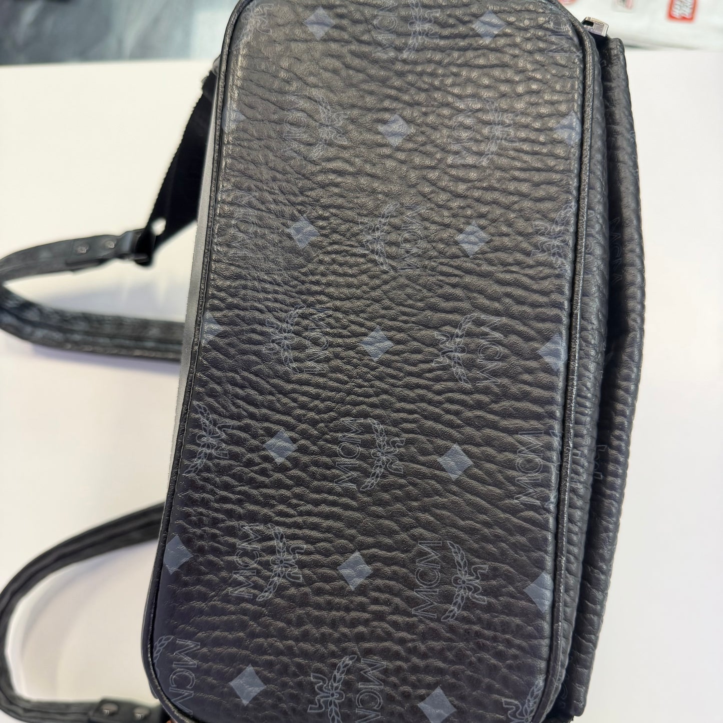 MCM Visetos Studded Dual Stark Backpack