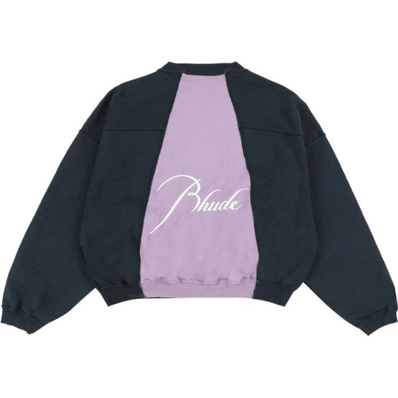 Rhude Panel Crewneck Black