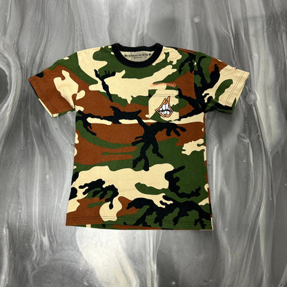 Chrome Hearts Matty Boy Caution T-shirt Camo
