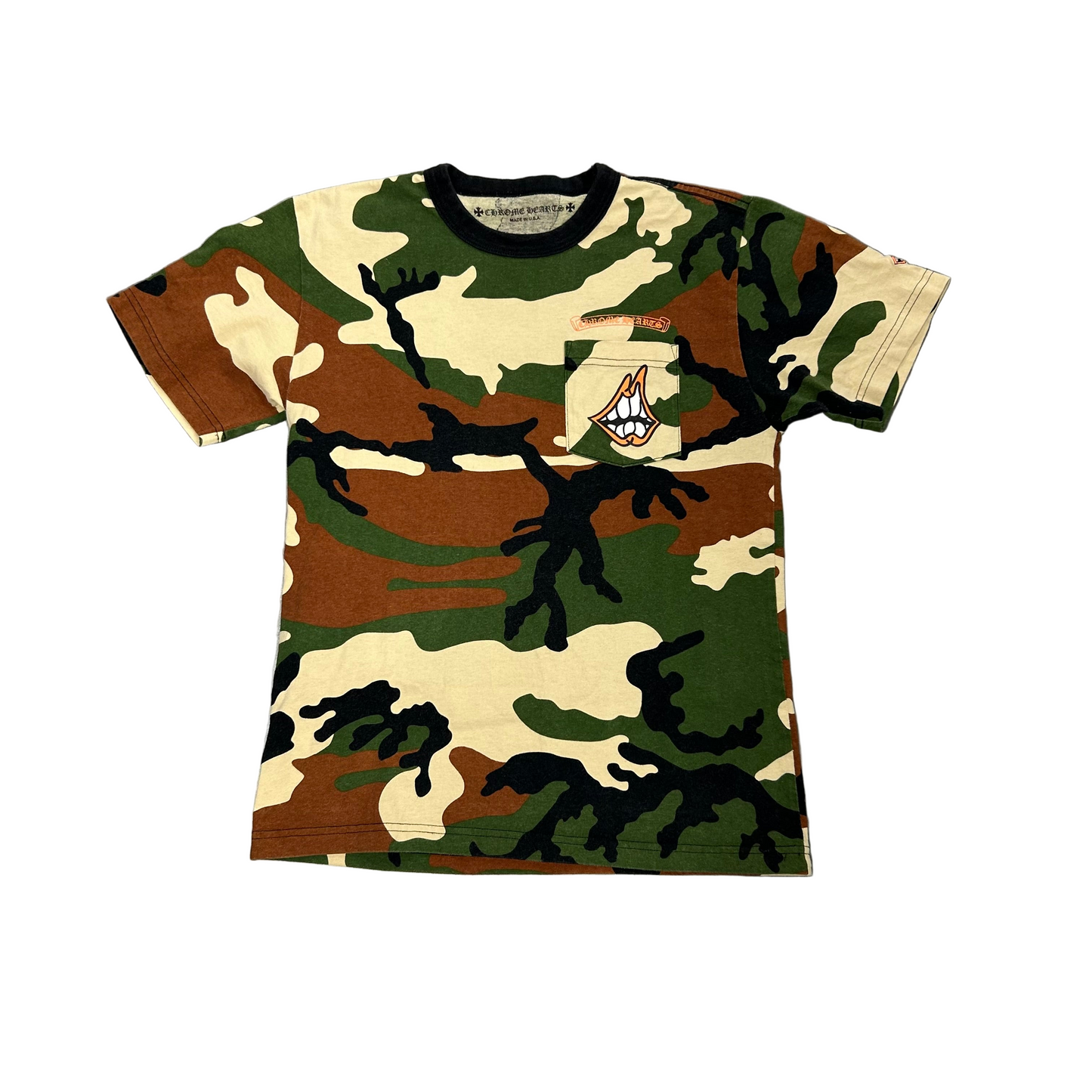 Chrome Hearts Matty Boy Caution T-shirt Camo