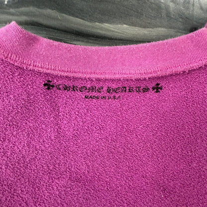 Chrome Hearts Matty Boy Web Purple Crewneck Sweatshirt