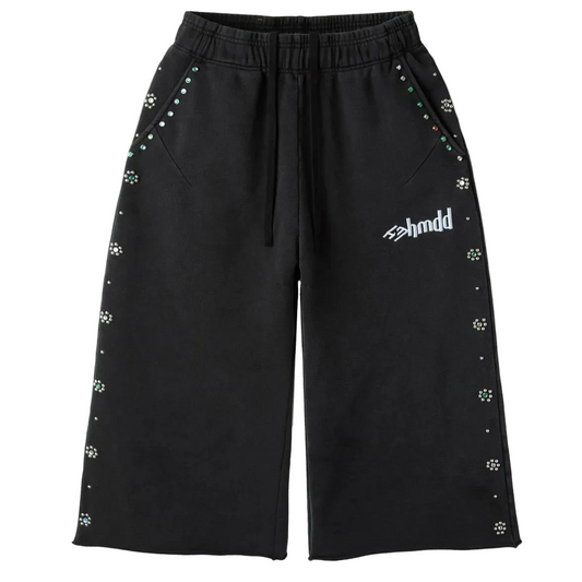 HMDD  Flower Studded 3/4 Shorts