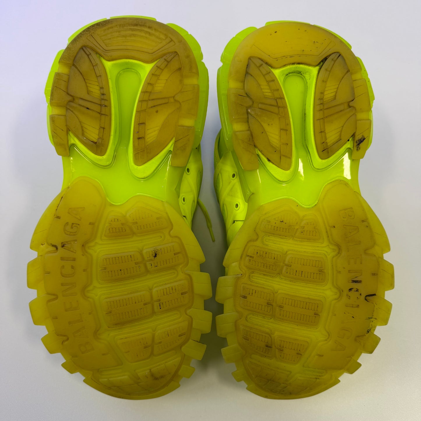 Balenciaga Track Sneaker Clear Sole - Fluo (USED NO BOX)