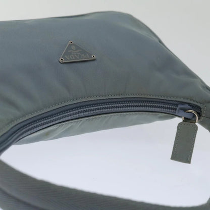 PRADA Hand Bag Nylon Light Blue