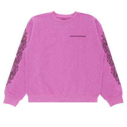 Chrome Hearts Matty Boy Web Purple Crewneck Sweatshirt