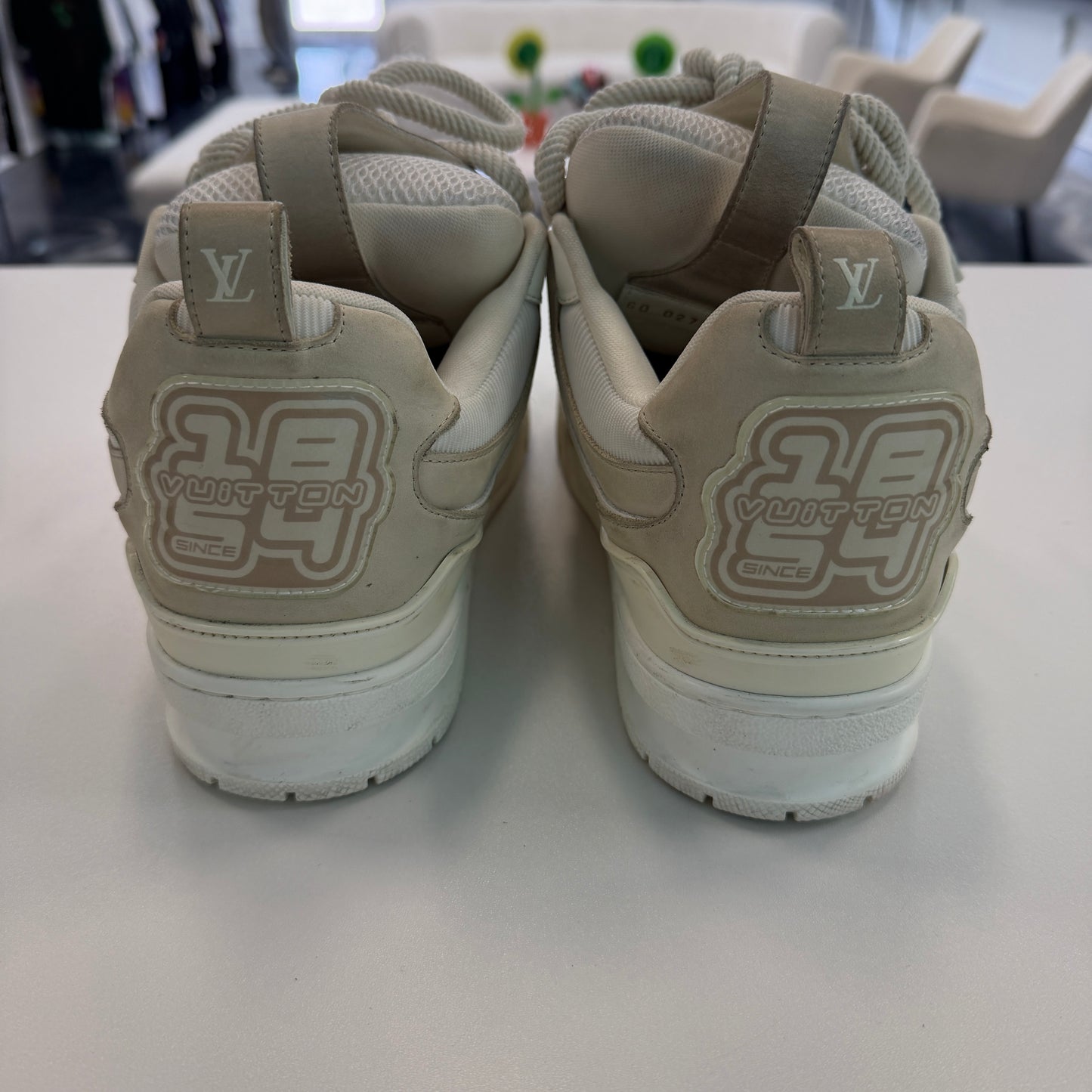 Louis Vuitton LV Skate Sneaker Beige White (Used)(No Box)
