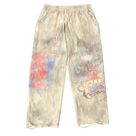 Vale Forever Nostalgia Sweatpants Tattered Cream