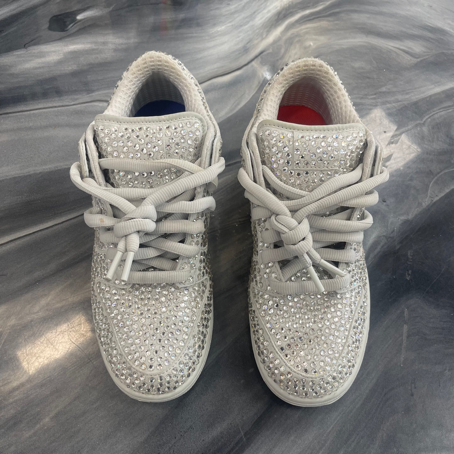 Nike Cactus Plant Flea Market X Swarovski X Dunk Low 'Pure Platinum' (USED)