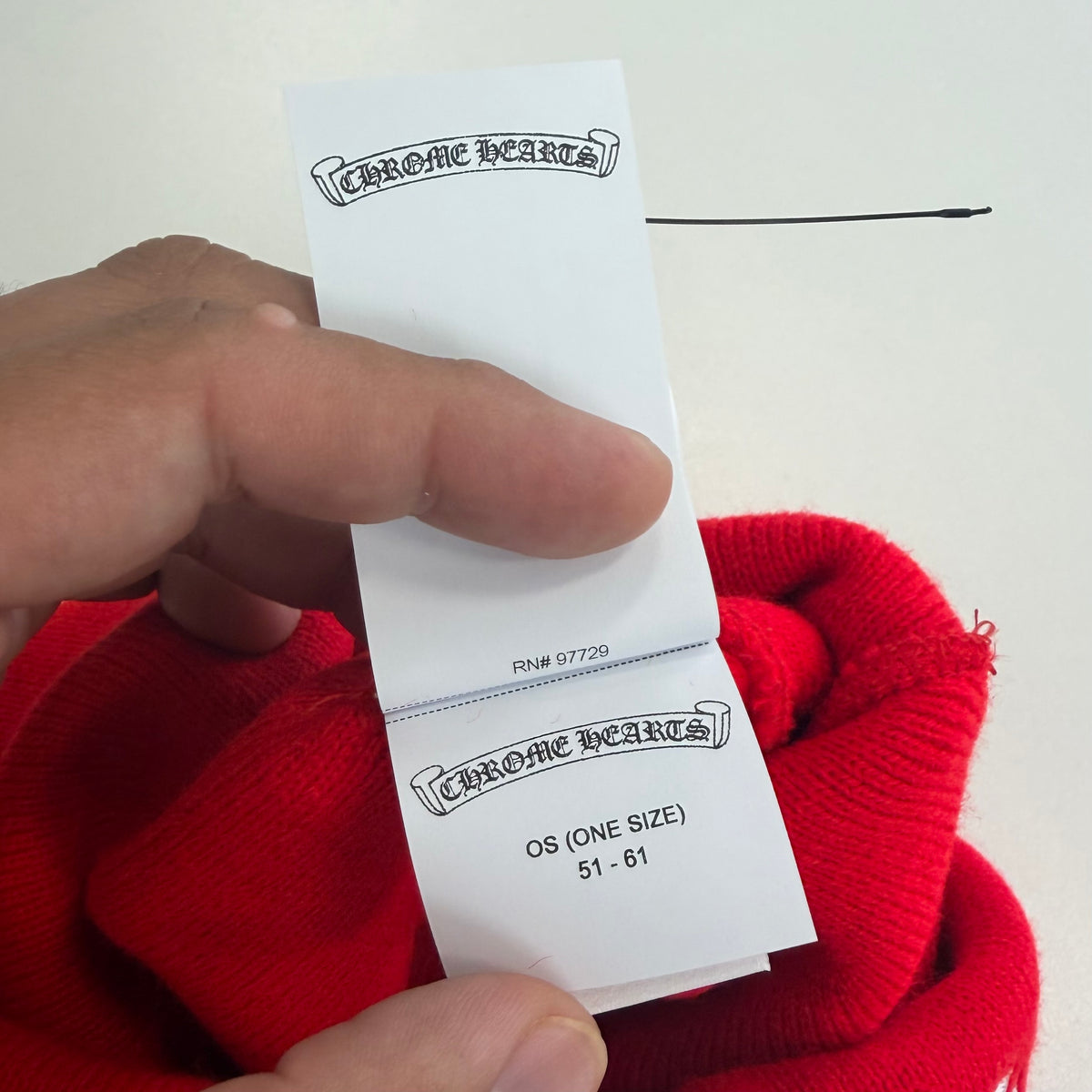 Chrome Hearts Logo Beanie Red