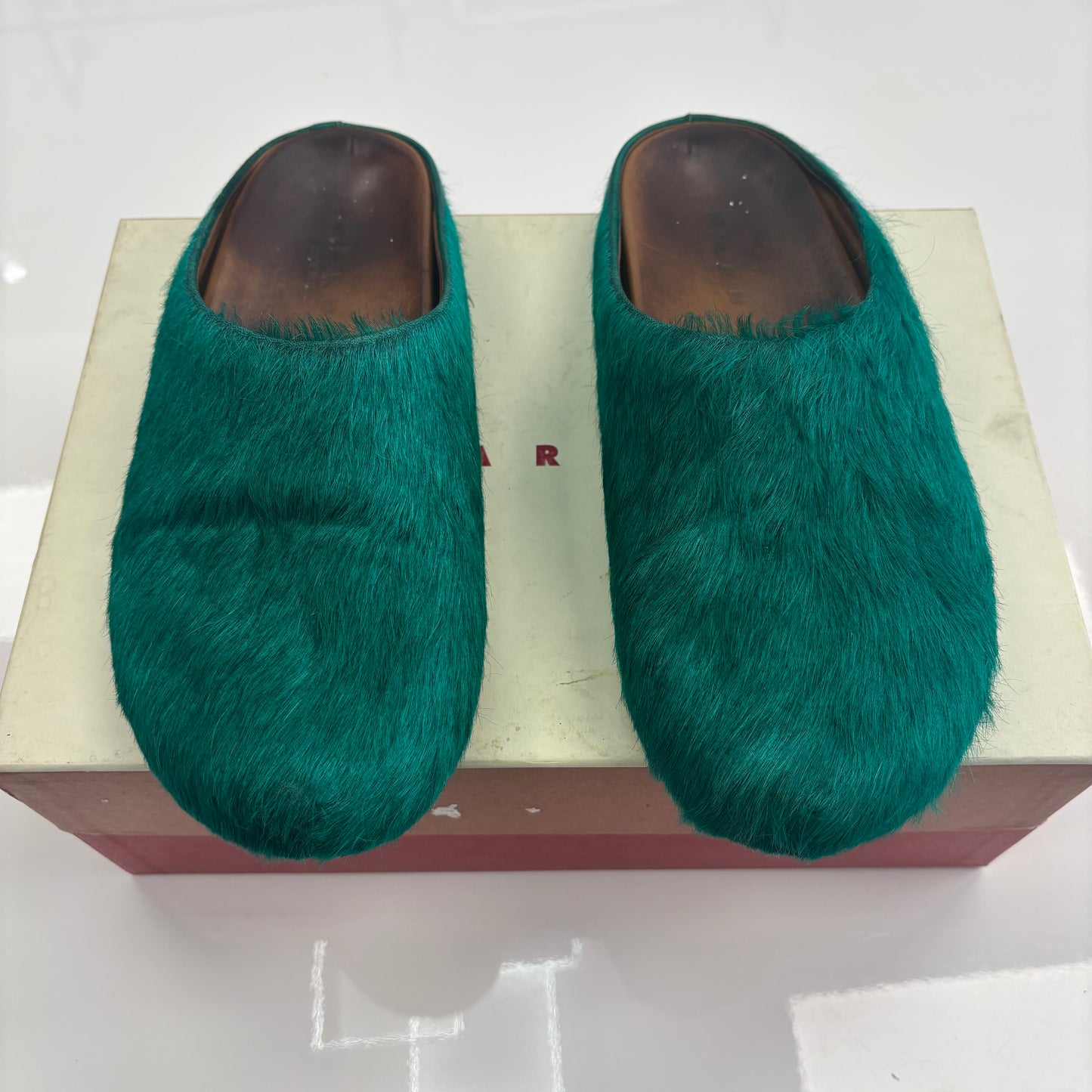 Marni Fussbett Sabot Slipper "North Sea” (USED)