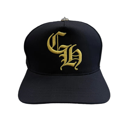 Chrome Hearts Black/Gold Baseball Hat
