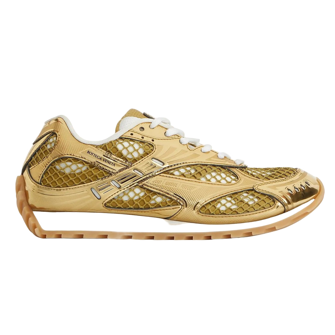 Bottega Veneta Orbit Low-Top Sneakers Gold (USED)