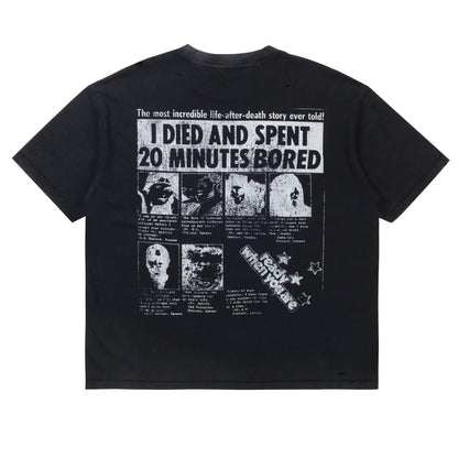 BOREDOM KILLS PURPOSE TEE BLACK
