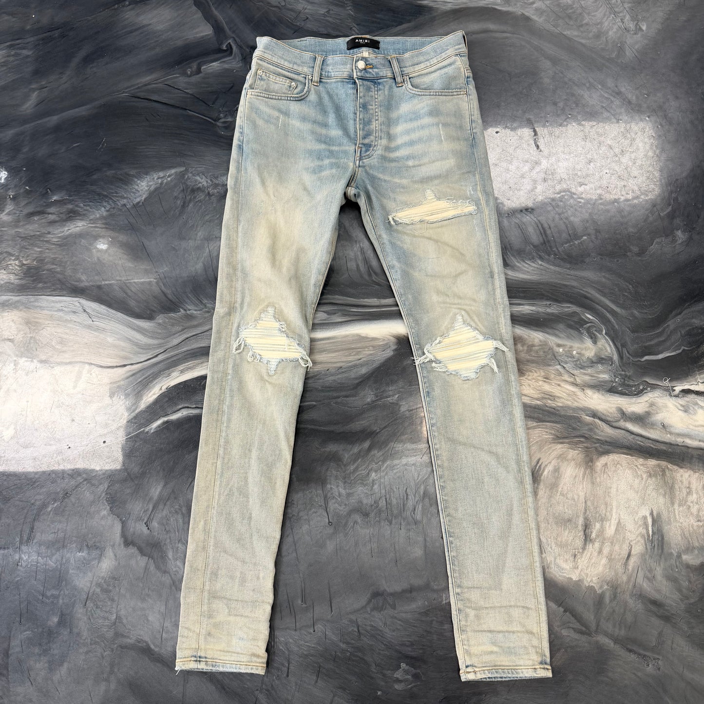 AMIRI MX1 Ultrasuede Jeans
