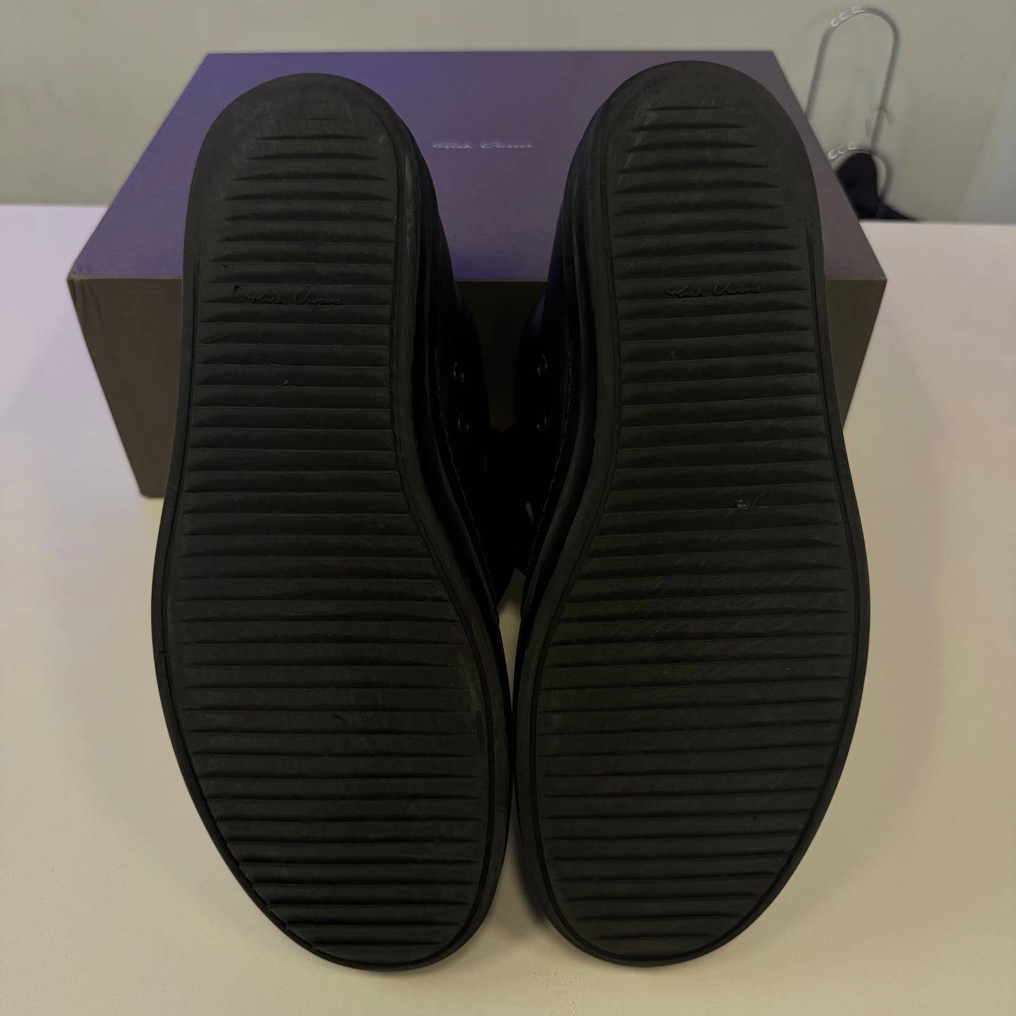 Rick Owens Lido Jumbo Laced Low Black (USED)