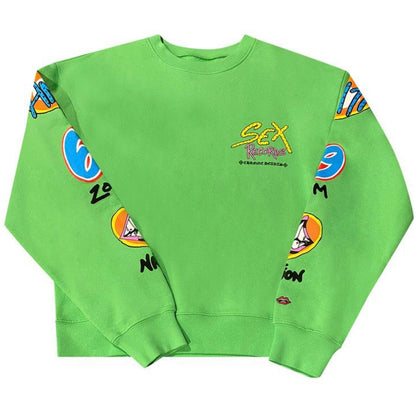 Chrome Hearts x Matty Boy Sex Records Crewneck Green