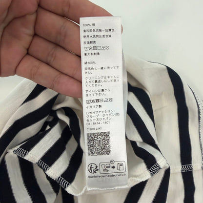 CELINE T-Shirt White/Black Striped