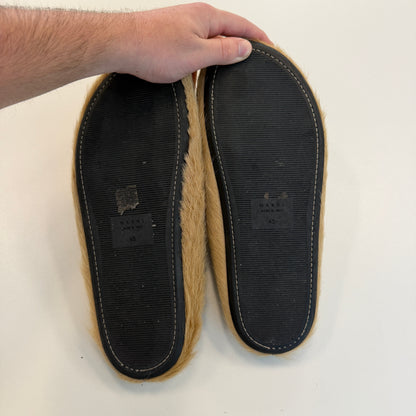 Marni Fussbet Sabot Mule Biege (USED NO BOX)
