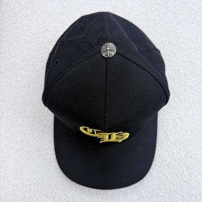 Chrome Hearts Black/Gold Baseball Hat