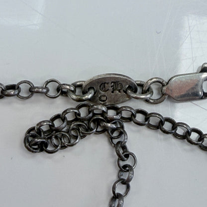 Chrome Hearts Diamond Safety Pin Necklace