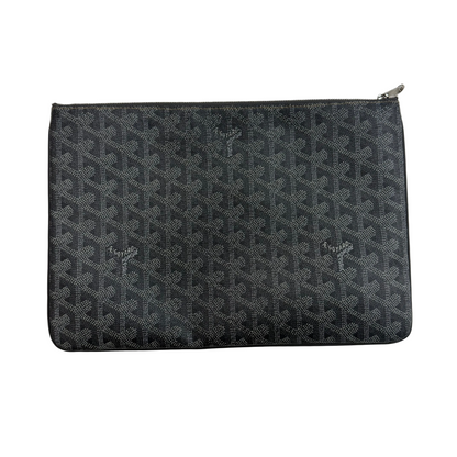 Goyard Senat MM Zip Pouch Gray
