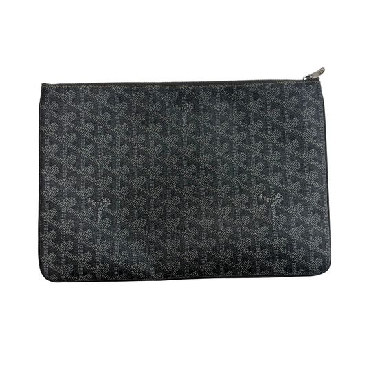 Goyard Senat MM Zip Pouch Gray