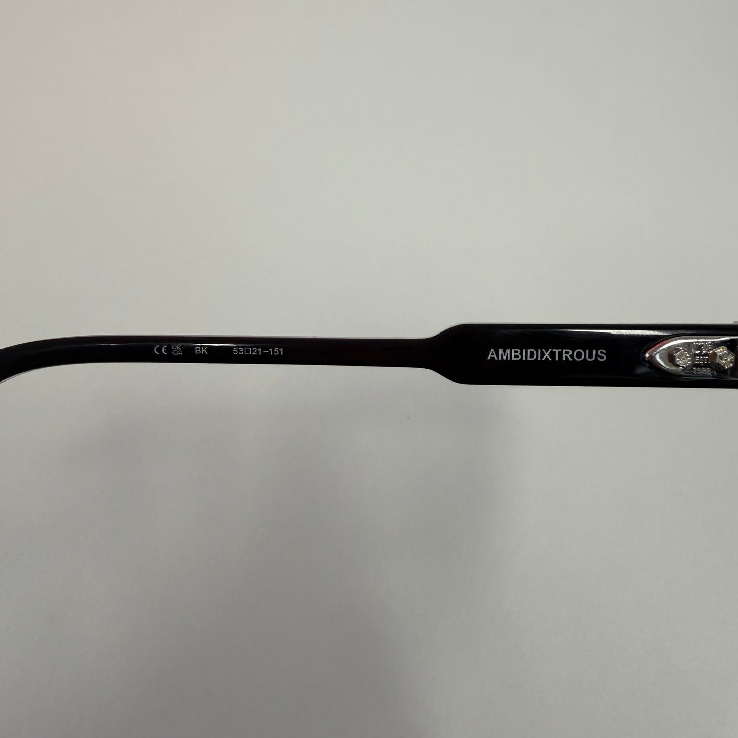 Chrome Hearts Ambidxtrous Glasses Black/Silver