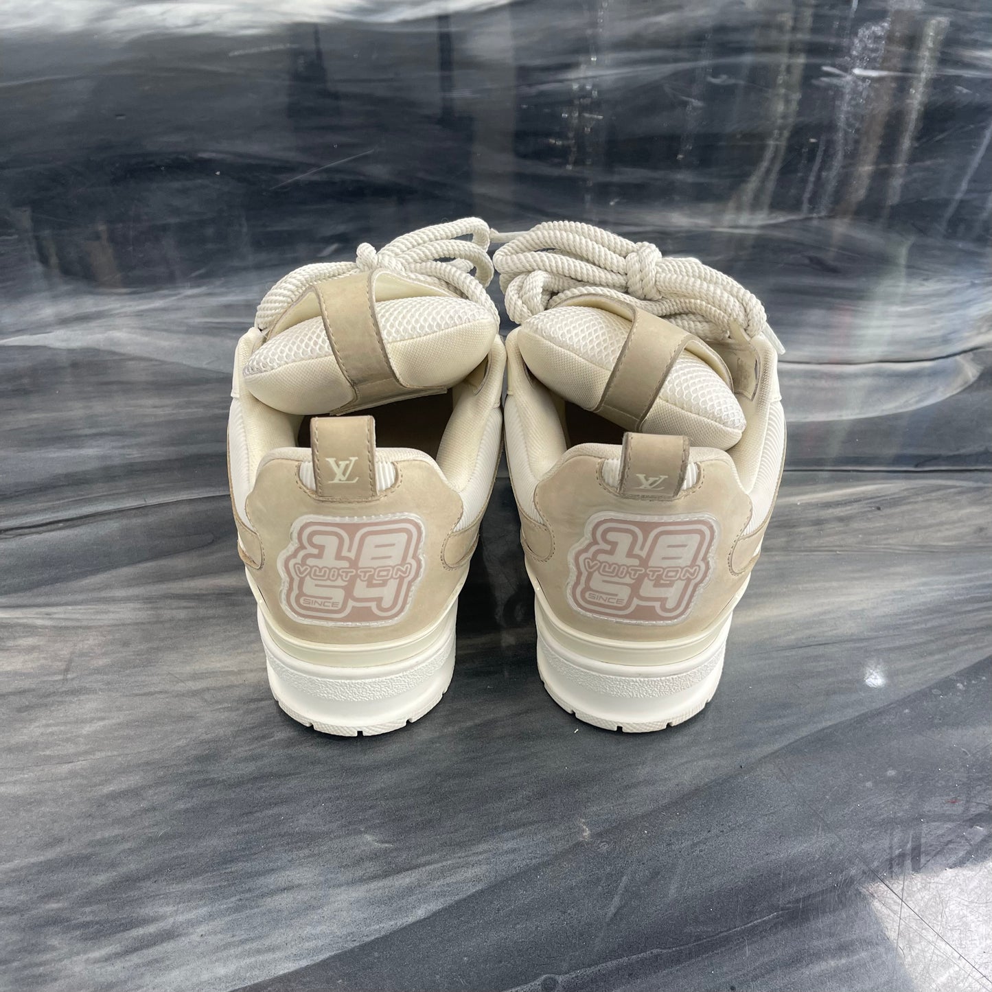 Louis Vuitton Skate Sneaker White/Beige (USED NO BOX)