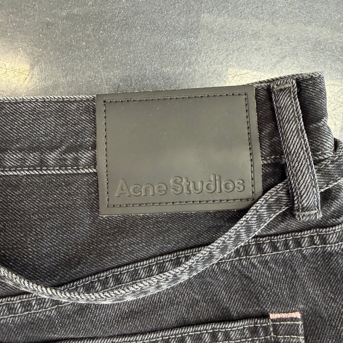 Acne Studios 1991 Toj Vintage Black Denim Jeans