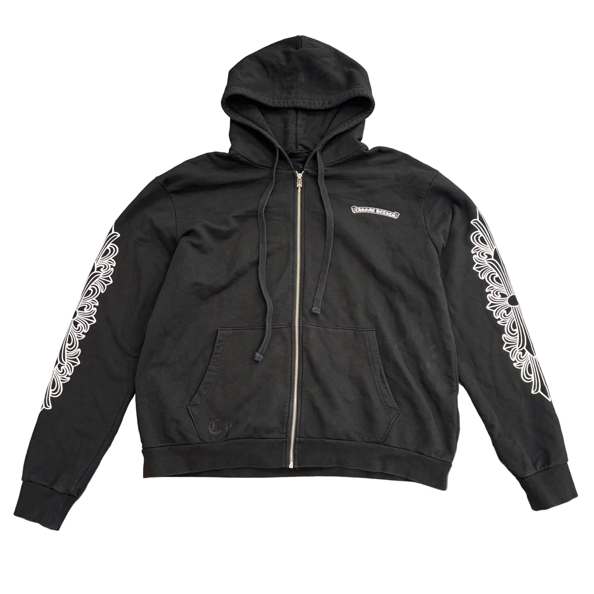 Chrome Hearts Aspen Matty Boy Exclusive Floral/Cross Thermal Zip-Up Hoodie