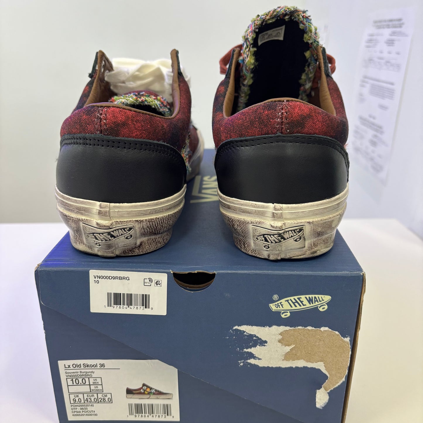 Vans Old Skool 36 LX Souvenir
Pack - Burgundy (USED)