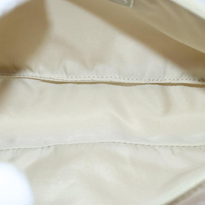 PRADA Nylon Hand Bag Cream