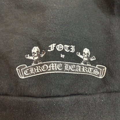 Chrome Hearts Foti Tic Tac Toe zip-up hoodie (broken zipper)