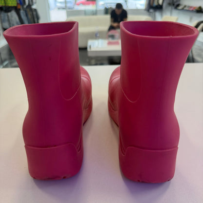 BOTTEGA VENETA Pink Puddle Boots (USED) (NO BOX)