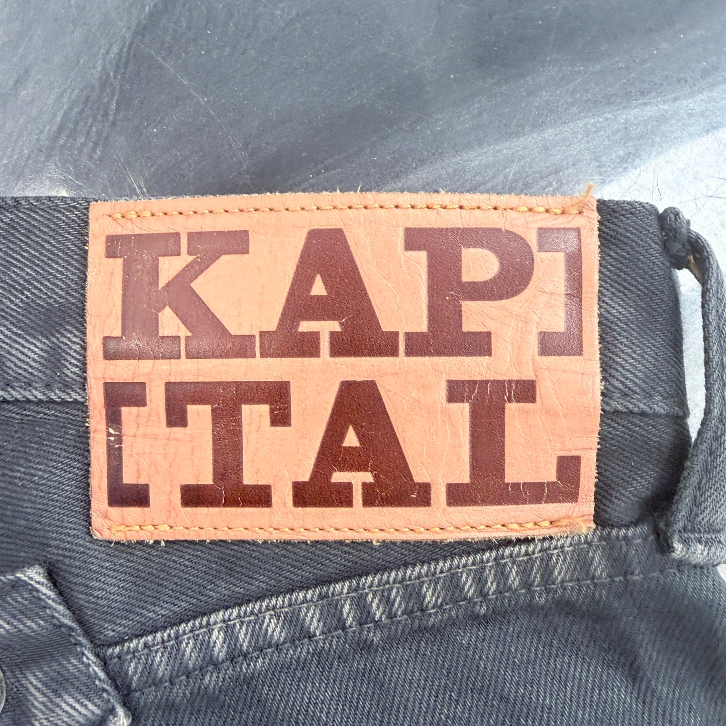 Kapital Gem Studded Denim Black Wash