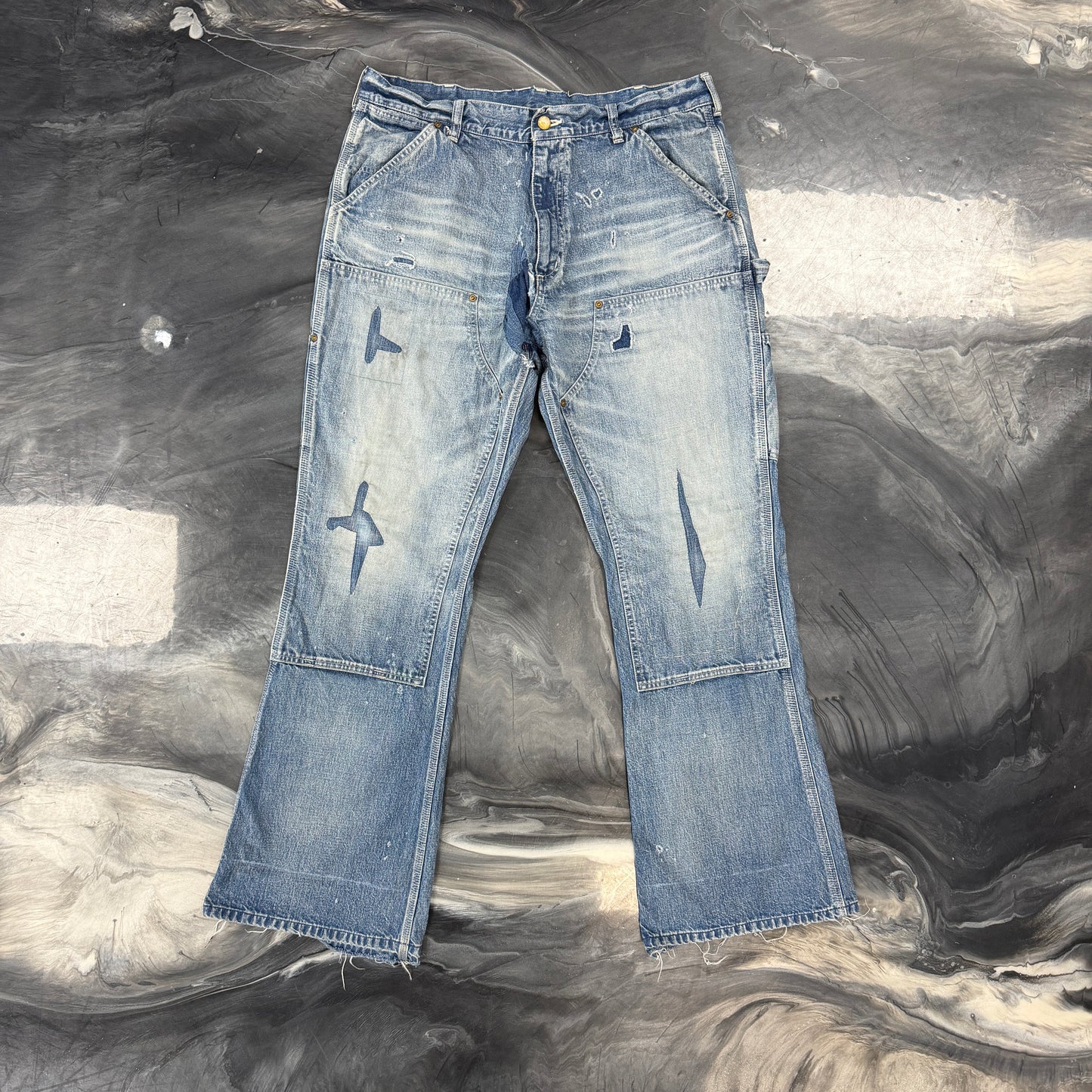 Saint Michael Double Knee Denim Pants