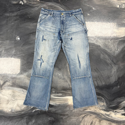 Saint Michael Double Knee Denim Pants