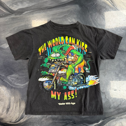 Better With Age Kiss Tee Black