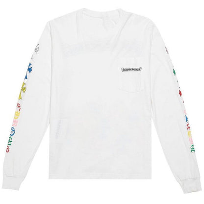 Chrome Hearts Multi Color Cross Long-Sleeve White