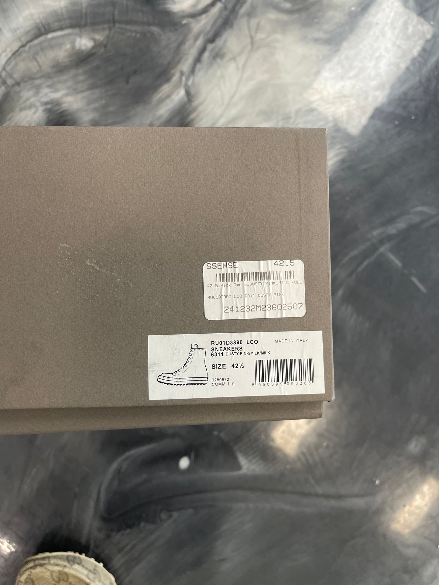 Rick Owen Pink Ramone Highs (USED)