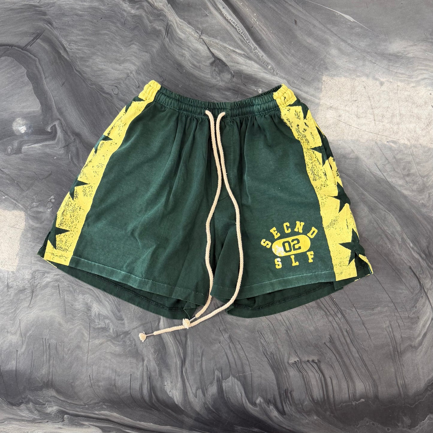 Secnd Slf Track Shorts green