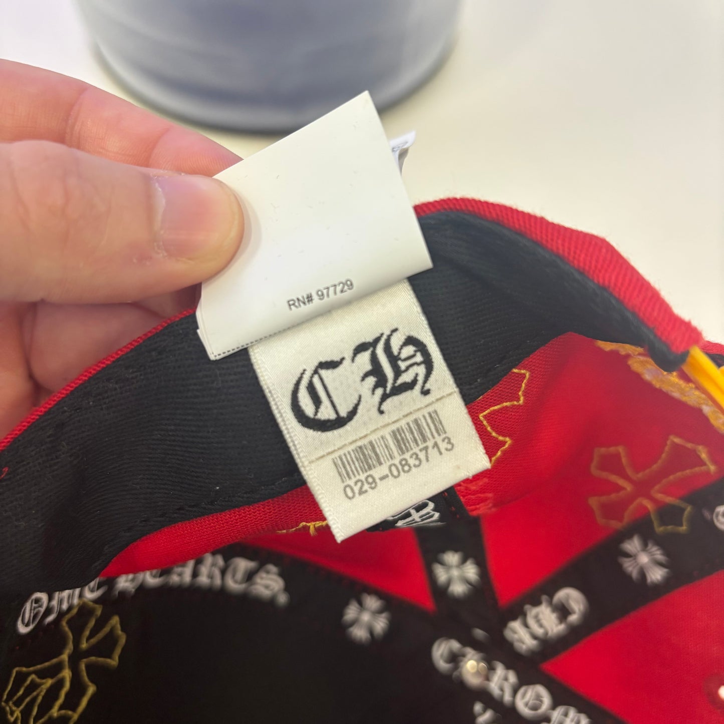 Chrome Hearts Patch Hat Red/Yellow