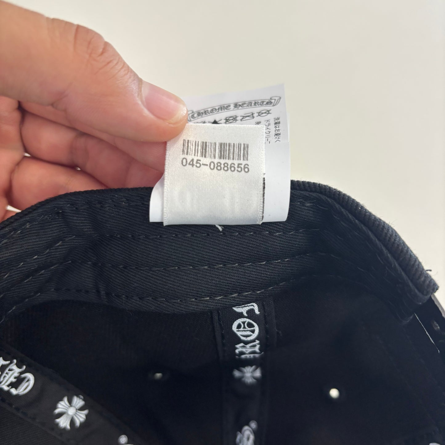 Chrome Hearts Fleur Black Baseball Hat